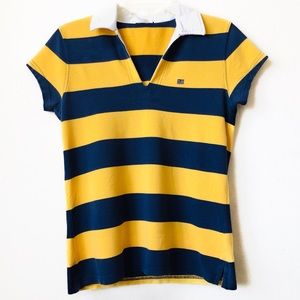 Vintage Ralph Lauren Striped V-neck Polo